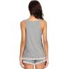image:imageWiWi Pajamas for Women Super Soft Sleeveless Top with Shorts Cooling Pajama Sets Bamboo Viscose 2 Piece Sleepwear Set S4XAheather Grey