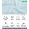 image:imageWiWi Pajamas for Women Viscose from Bamboo Short Sleeve Top and Capri Pants Pajama Set Soft Lounge Pj Sets Nightwear SXXLMist Green