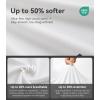 image:imageWiWi Soft Underwear for Women Thermal Long Johns Sets Super Warm Base Layer Top Pants Pajamas Set Viscose from Bamboo S3XBraw White