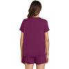image:imageWiWi Viscose from Bamboo Pajamas for Women Loose Comfy Two Pieces Pj Set Top and Shorts Loungewear SXXLMulberry