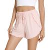 image:imageWiWi Womens Active Shorts for Women Loose Pajama Short Pants Breathable Yoga Bottoms Soft Sweatpants Bottom SXXLPaght Prey