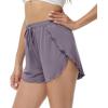 image:imageWiWi Womens Active Shorts for Women Loose Pajama Short Pants Breathable Yoga Bottoms Soft Sweatpants Bottom SXXLViolher G