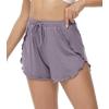 image:imageWiWi Womens Active Shorts for Women Loose Pajama Short Pants Breathable Yoga Bottoms Soft Sweatpants Bottom SXXLViolher G