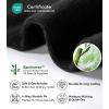 image:imageWiWi Womens Crew Socks Viscose Bamboo Casual Socks Super Soft Seamless Toe Sock Solid Cozy Calf Socks 6 PairsBlack 6 Pairs