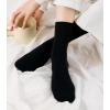 image:imageWiWi Womens Crew Socks Viscose Bamboo Casual Socks Super Soft Seamless Toe Sock Solid Cozy Calf Socks 6 PairsBlack 6 Pairs