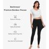 image:imageWiWi Womens Leggings Thermal Warm Underwear Pants Soft Long Johns Viscose from Bamboo Baselayer Pant SXXLBblack