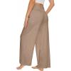 image:imageWiWi Womens Pajama Pants Bamboo Viscose Super Soft Wide Leg Palazzo Lounge Yoga Cooling Sleep Bottoms with Pockets SXXLAcamel