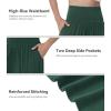 image:imageWiWi Womens Pajama Pants Bamboo Viscose Super Soft Wide Leg Palazzo Lounge Yoga Cooling Sleep Bottoms with Pockets SXXLAfence Green