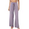 image:imageWiWi Womens Pajama Pants Bamboo Viscose Super Soft Wide Leg Palazzo Lounge Yoga Cooling Sleep Bottoms with Pockets SXXLBviolet