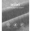 image:imageWiWi Womens Robes Soft 34 Sleeve Kimono Bathrobe Maternity Robe Casual Viscose from Bamboo Sleepwear SXXLHeather Grey