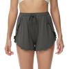 image:imageWiWi Womens Active Shorts for Women Loose Pajama Short Pants Breathable Yoga Bottoms Soft Sweatpants Bottom SXXLIravy G
