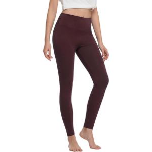 image:imageWiWi Womens Leggings Thermal Warm Underwear Pants Soft Long Johns Viscose from Bamboo Baselayer Pant SXXLBdeep Coffee
